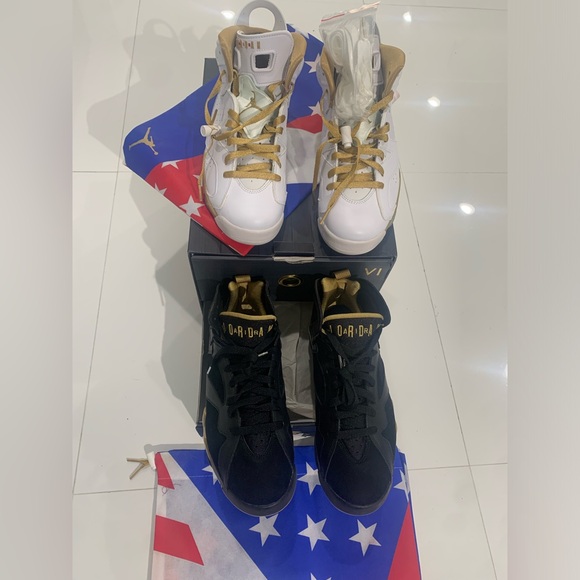 Air Jordan 6/7 Golden Moments PackSneaker535357 935 Size